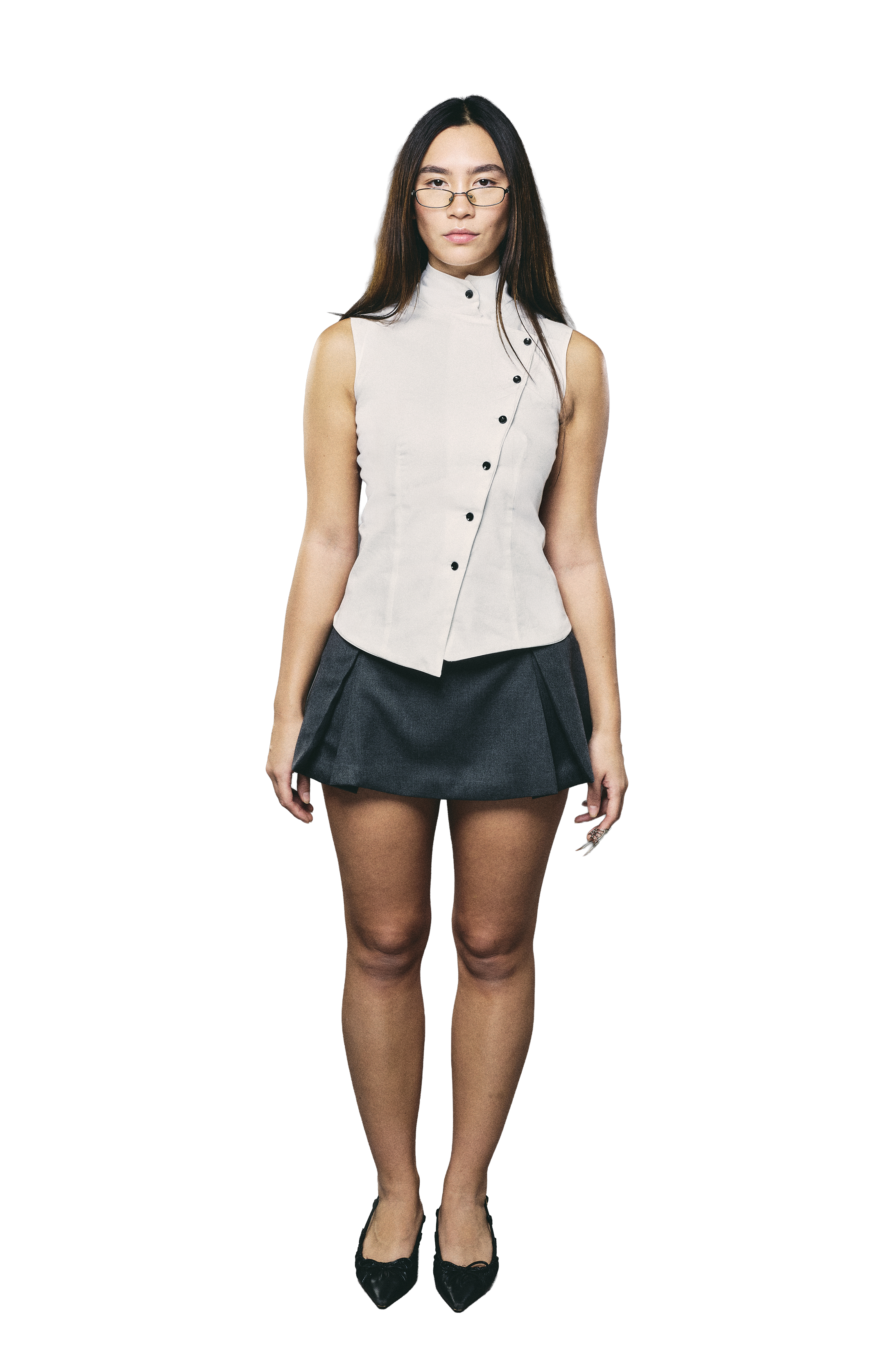 Asymetric cotton shell